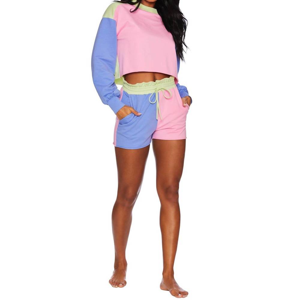 BEACH RIOT Leon short set in Sherbet NWOT